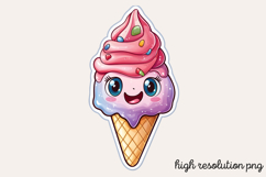 Cute Kawaii Summer Clipart PNG Product Image 1