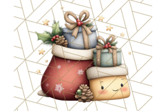 Storybook Santa &amp; Friends PNG Clipart, Christmas Png Clipart Product Image 2