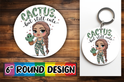 Radiant Keychain Circle Style, Love Woman Product Image 1