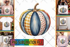 Elegant TSHIRT Gift Magic PNG, Pumpkin Watercolor Product Image 1