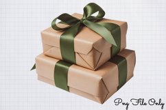 Olive Green Christmas Clipart Product Image 1
