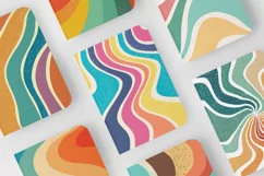 12 GROOVY wallpapers EPS | PNG | JPG | PDF Product Image 2