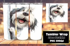 Quirky Funny Dog Whimsy Tumbler Wrap - 20oz Product Image 1