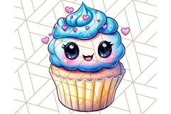 Sweet Treat Face PNG Clipart, Cute Kawaii Dessert Art Png Product Image 2