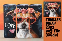 Radiant Puppy Love Tumbler Art Product Image 1