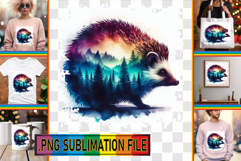 Joyful TSHIRT Art Magic PNG, Animals Art Product Image 1