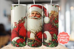Santa Christmas Tumbler | Christmas Tumbler Wrap Product Image 1