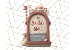 Santa Claus Clipart, North Pole Holiday PNG Graphics Product Image 2