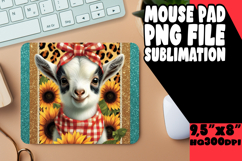 Whimsical Desk Mat Sublimation PNG, Cute Animals Product Image 1