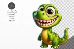 Dinosaur clipart, Dino clipart, Kids sublimation Product Image 1