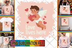 Unique Tote Bag Art Magic PNG, Cupid Product Image 1