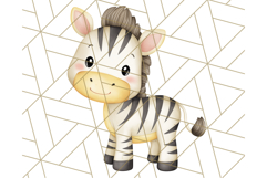 Cute Safari Animal Clipart PNG for Kids, African Wildlife Product Image 2