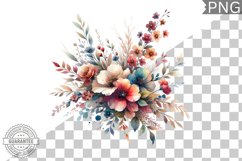 Flowers Sublimation - Clipart PNG Design Product Image 1
