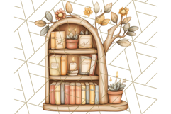 Bookish Animals PNG Clipart with Cozy Reading Elements Product Image 2