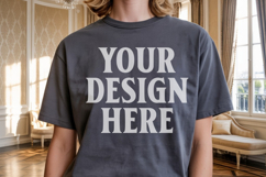 Comfort Colors 1717 Pepper T-Shirt Mockup Product Image 1