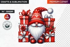 Gnome png, Christmas clipart, Christmas Gnome Clipart,gnomes Product Image 1