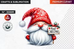 Gnome png, Christmas clipart, Christmas Gnome Clipart,gnomes Product Image 1