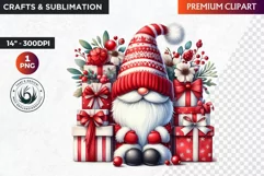 Gnome png, Christmas clipart, Christmas Gnome Clipart,gnomes Product Image 1