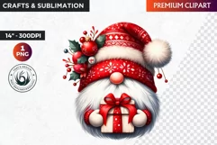 Gnome png, Christmas clipart, Christmas Gnome Clipart,gnomes Product Image 1