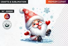 Gnome png, Christmas clipart, Christmas Gnome Clipart,gnomes Product Image 1