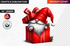 Gnome png, Christmas clipart, Christmas Gnome Clipart,gnomes Product Image 1