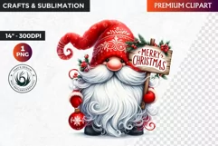 Gnome png, Christmas clipart, Christmas Gnome Clipart,gnomes Product Image 1