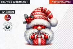 Gnome png, Christmas clipart, Christmas Gnome Clipart,gnomes Product Image 1