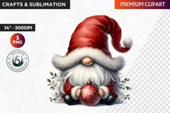 Gnome png, Christmas clipart, Christmas Gnome Clipart,gnomes Product Image 1