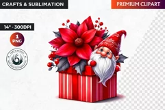 Gnome png, Christmas clipart, Christmas Gnome Clipart,gnomes Product Image 1