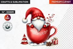 Gnome png, Christmas clipart, Christmas Gnome Clipart,gnomes Product Image 1