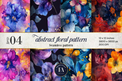 Abstract Floral Dreamy Paper| Floral pattern Product Image 1