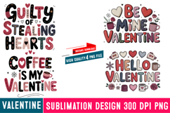 Valentine's Day Sublimation Design,Valentine png Product Image 1