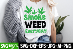 Smoke Weed Everyday SVG Cut File , Cannabis SVG Cut File Product Image 2