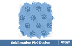 American 4th of July Cat Dog Paw Background Png DTF Bundle Product Image 4