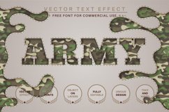 Army - Editable Text Effect, Font Style Product Image 1