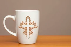 Cross SVG PNG EPS DXF Files For Cutting and Printing Product Image 2