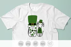 St Patricks Gnome and Dog SVG, Irish Gnome and Dog svg Product Image 3