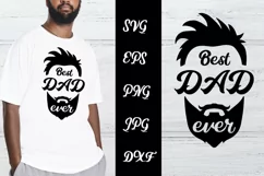 Best Dad Ever SVG, Dad SVG, DAD Life, Fathers Day SVG, PNG Product Image 1
