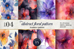 Abstract Floral Dreamy Paper| Floral pattern Product Image 1