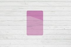 1 card vertical wallet template svg png dxf ai files Product Image 1