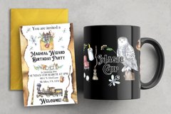 Magic school watercolor clipart Product Image 6