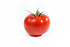 Red tomato on a white background Product Image 1