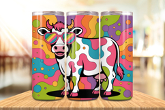 Valentine’s Day Funny Cow Tumbler Wrap PNG Big Bundle Design Product Image 9