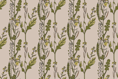 Botanical floral seamless pattern with wildflowers bouquet Product Image 1