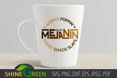 Melanin SVG Poppin' for Black Woman SVG, Black Girl SVG Product Image 2