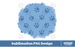 American 4th of July Cat Dog Paw Background Png DTF Bundle Product Image 8