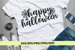 Happy Halloween - Halloween SVG EPS DXF PNG Cutting Files Product Image 1
