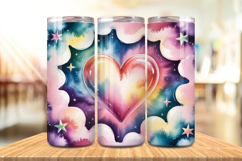 Valentine’s Day Glitter Sparkle shimmering Tumbler Wrap PNG Product Image 18