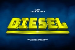Editable text effect, Diesel text Product Image 1