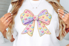 Easter Knit Bow PNG Product Image 9